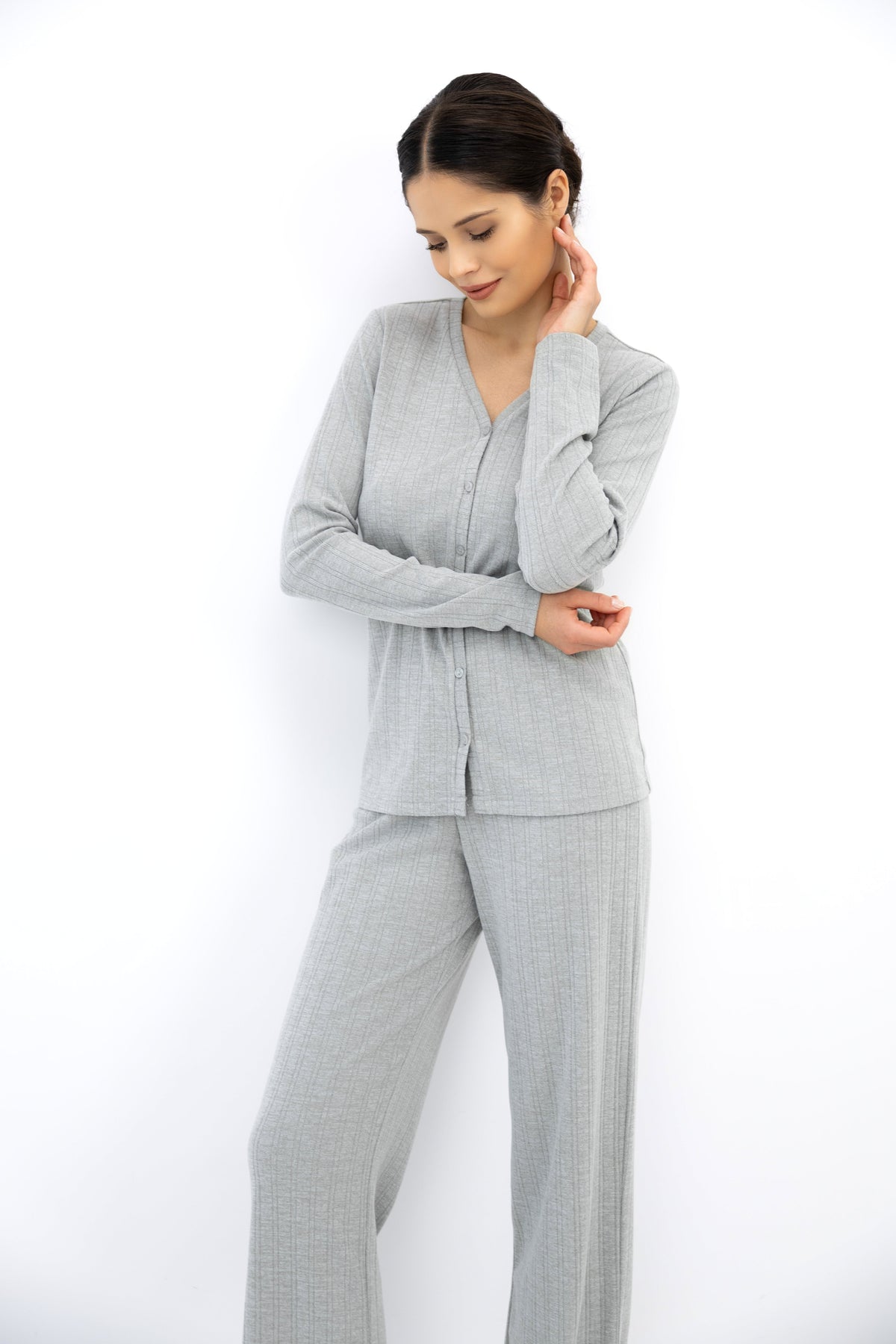 Sensis Pyjama Alira Lichtgrijs