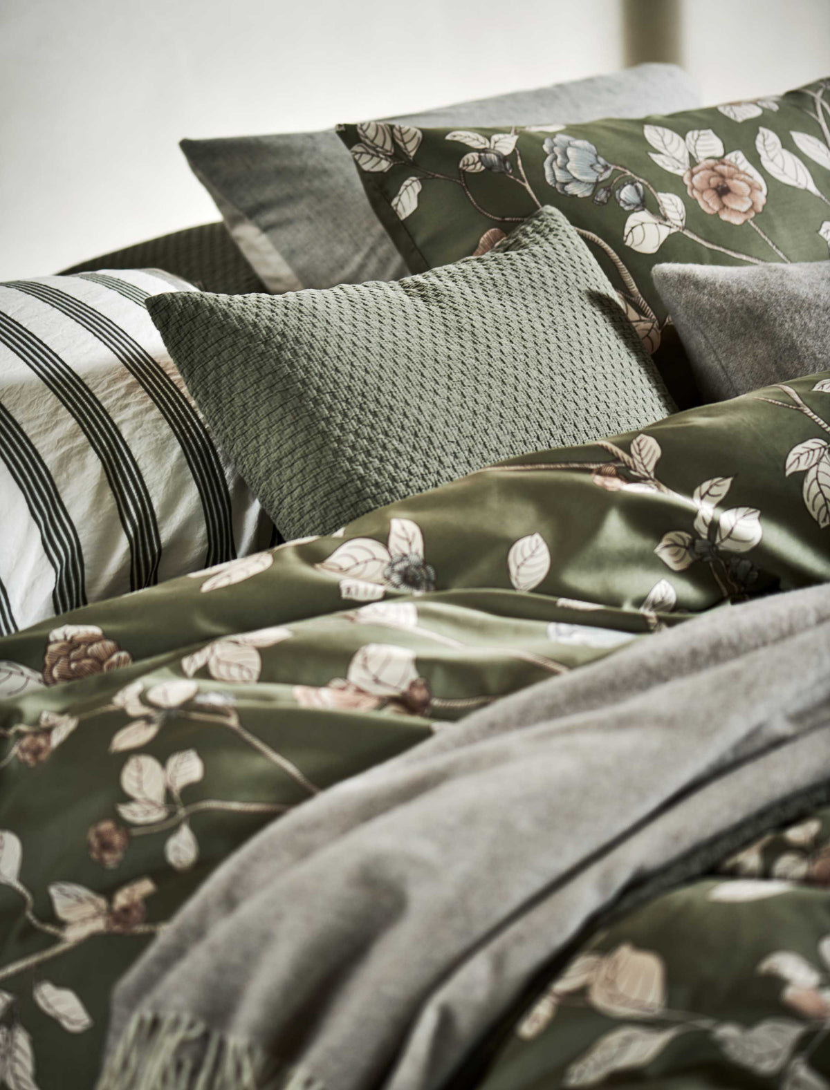 Vandyck Dekbedovertrek Pure 95 Thyme detail 4