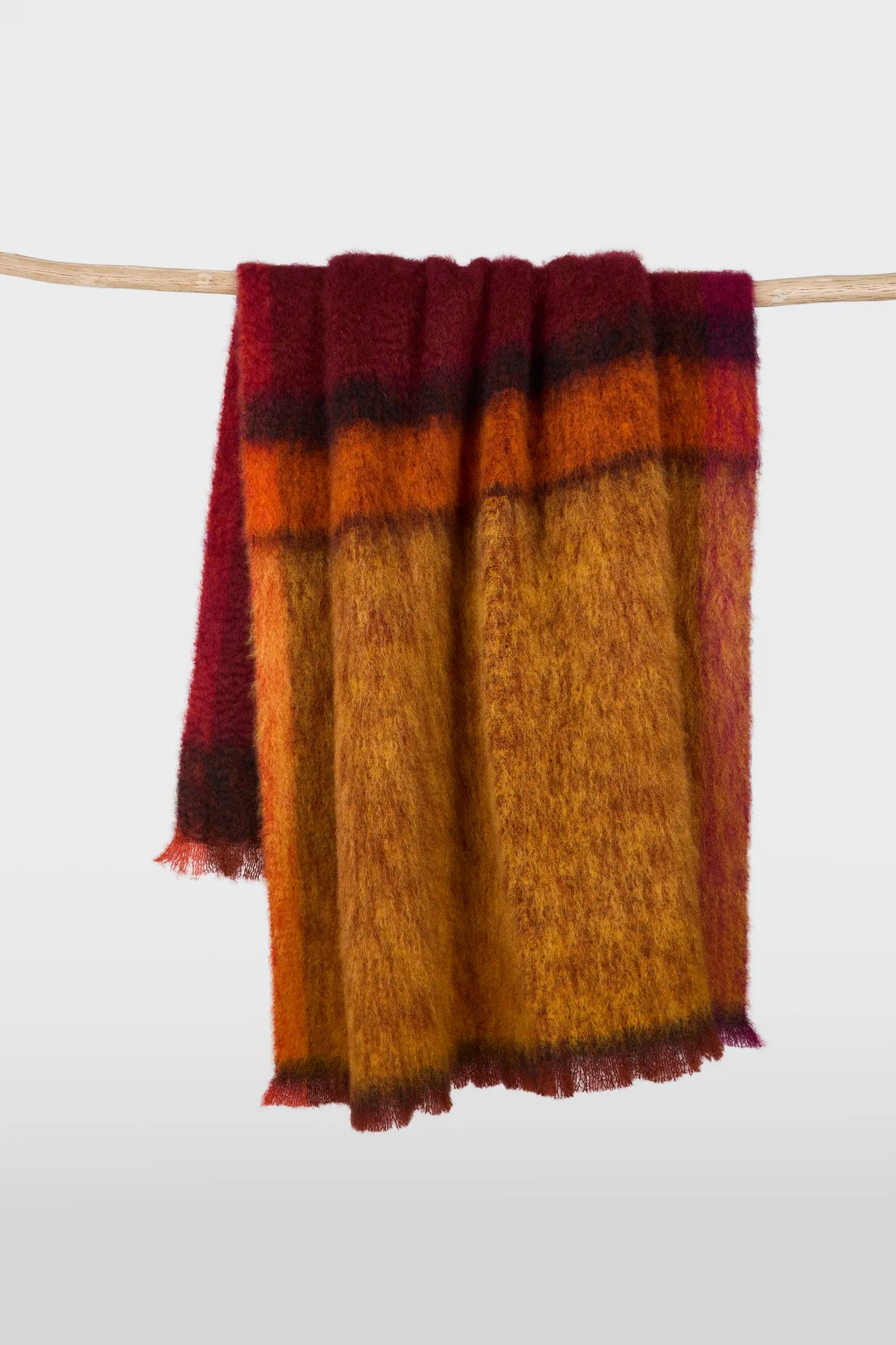 Mantas Ezcaray Plaid Rozco RZ-38 Multicolor Oranje & Rood