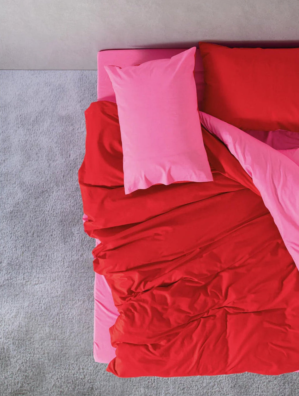 Dekbedovertrek fushia rood