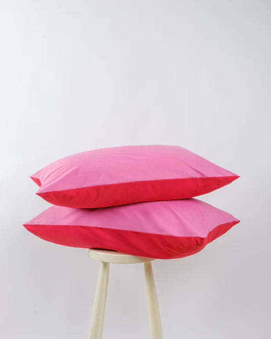 Dekbedovertrek fushia rood