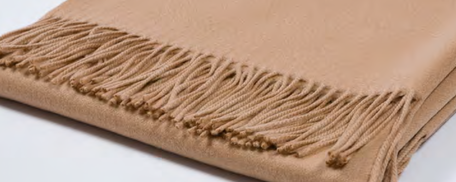 Plaid Sibelina uni beige
