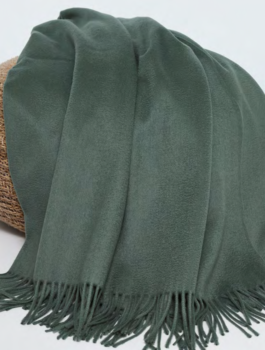 Plaid Sibelina uni groen