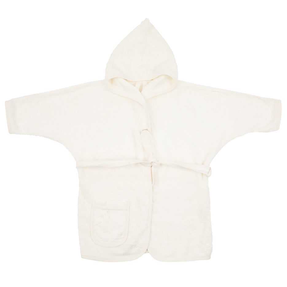 Timboo Kinderbadjas Bamboe Daisy White