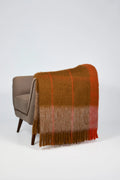 Mantas Ezcaray Plaid Twist Frame TW-4 Bruin Geruit met Oranje Rand