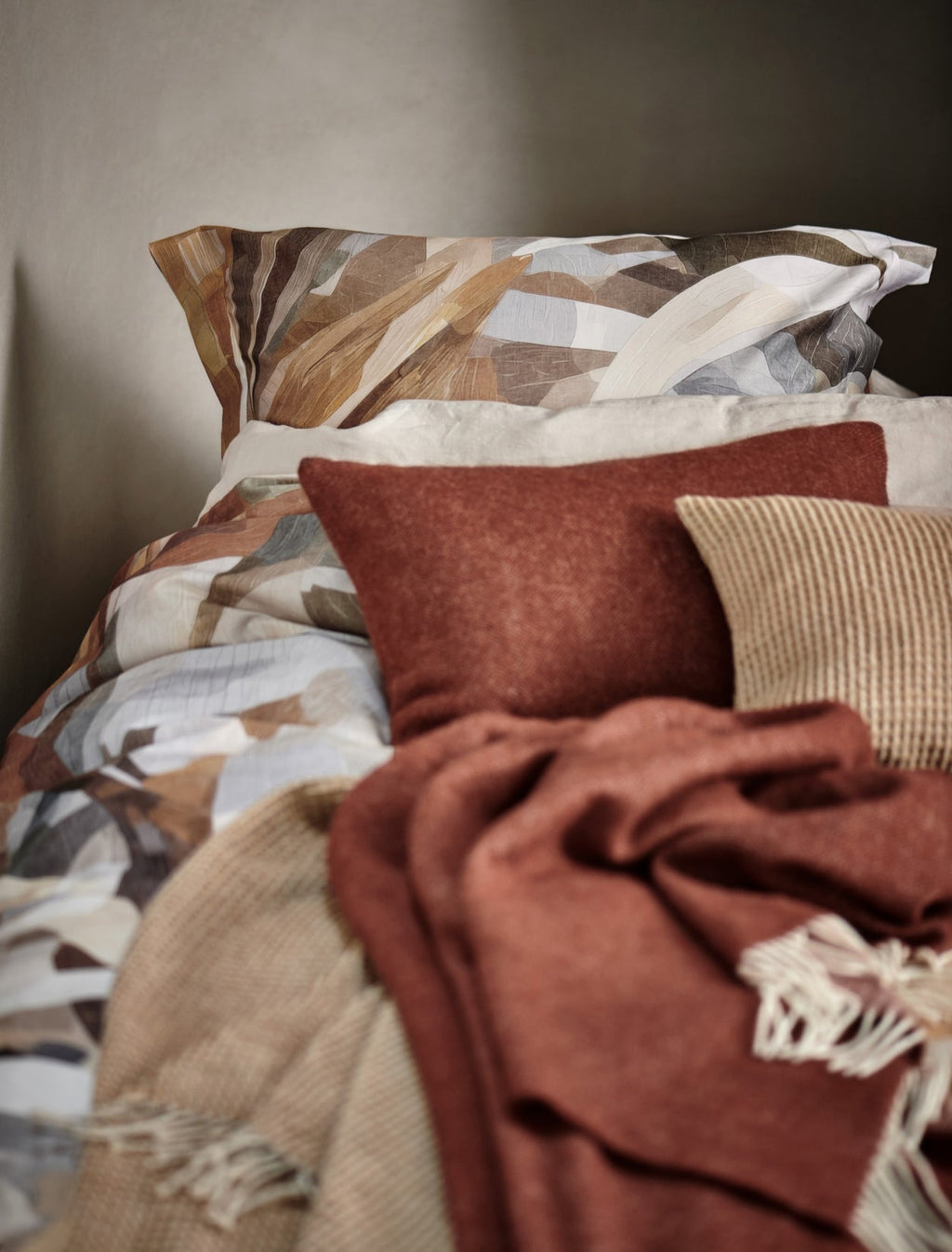 Vandyck Plaid Home Bellavita Mocca detail 3