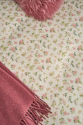 NOMO Dekbedovertrek Flanel Viviane Wit-Roze