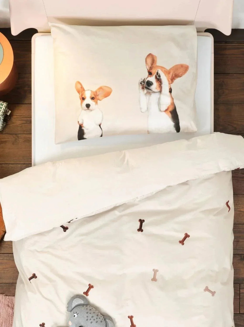 SNURK Dekbedovertrek Beagle Friends detail 2