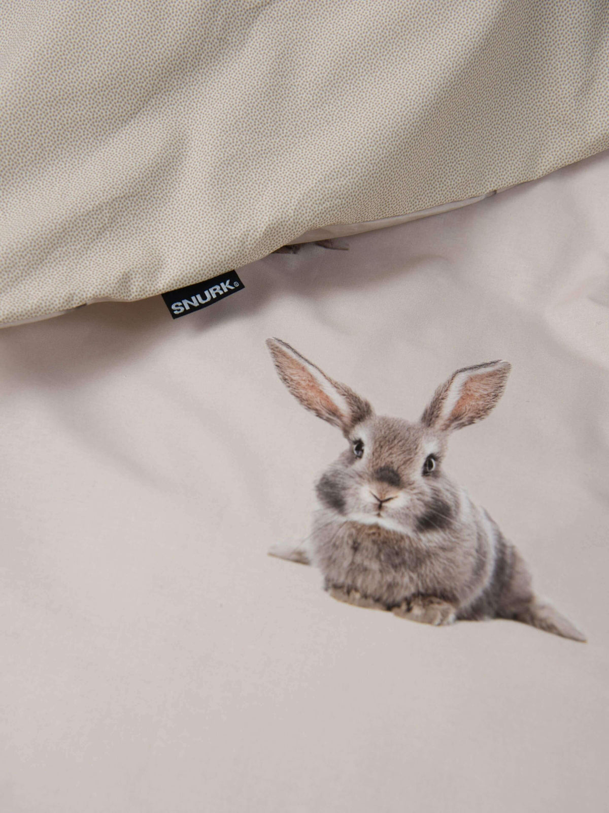 SNURK Dekbedovertrek Bunny Beige detail 1