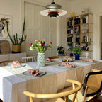 Linen Tales Linnen Servetten Café Crème – sfeerbeeld