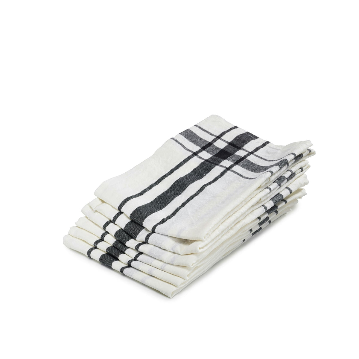 Libeco Camaret keukenhanddoek zwart