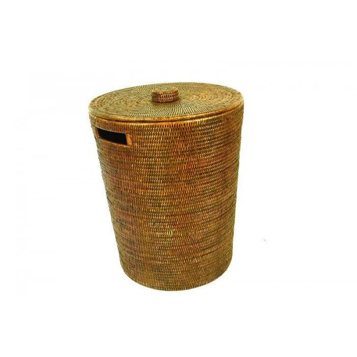 Baolgi Ronde Wasmand met Deksel Naturel