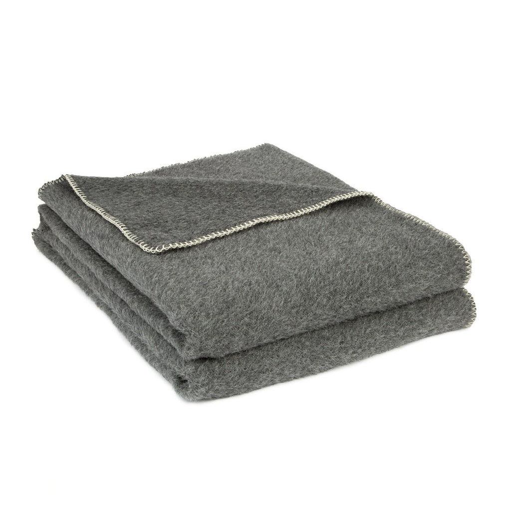Brun de Vian-Tiran Deken Junin Alpaca Donkergrijs