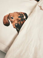 SNURK Dekbedovertrek Dachshund Friends detail 2