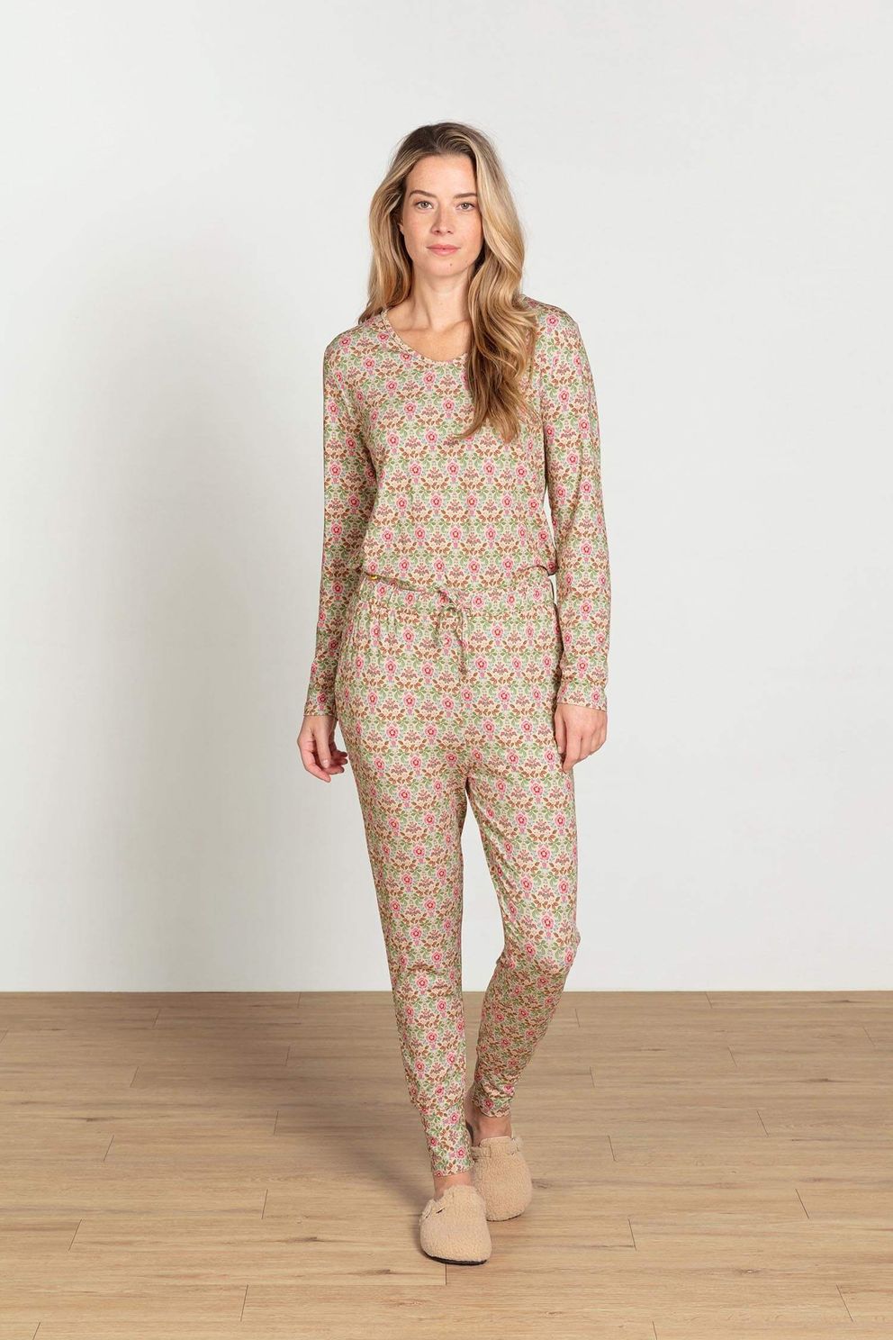 Pip Studio Pyjama Tom/Bobien Bela Roze-Ecru