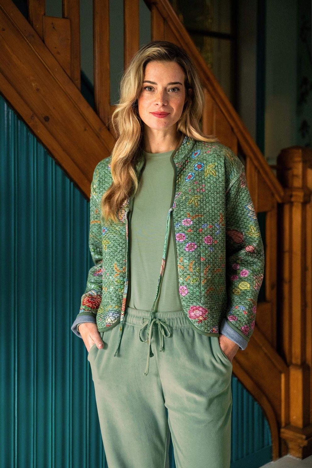 Pip Studio Pyjama Tom/Belin Darjeeling Days Groen