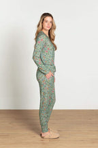 Pip Studio Pyjama Tina/Bobien Flora Bangalore Groen