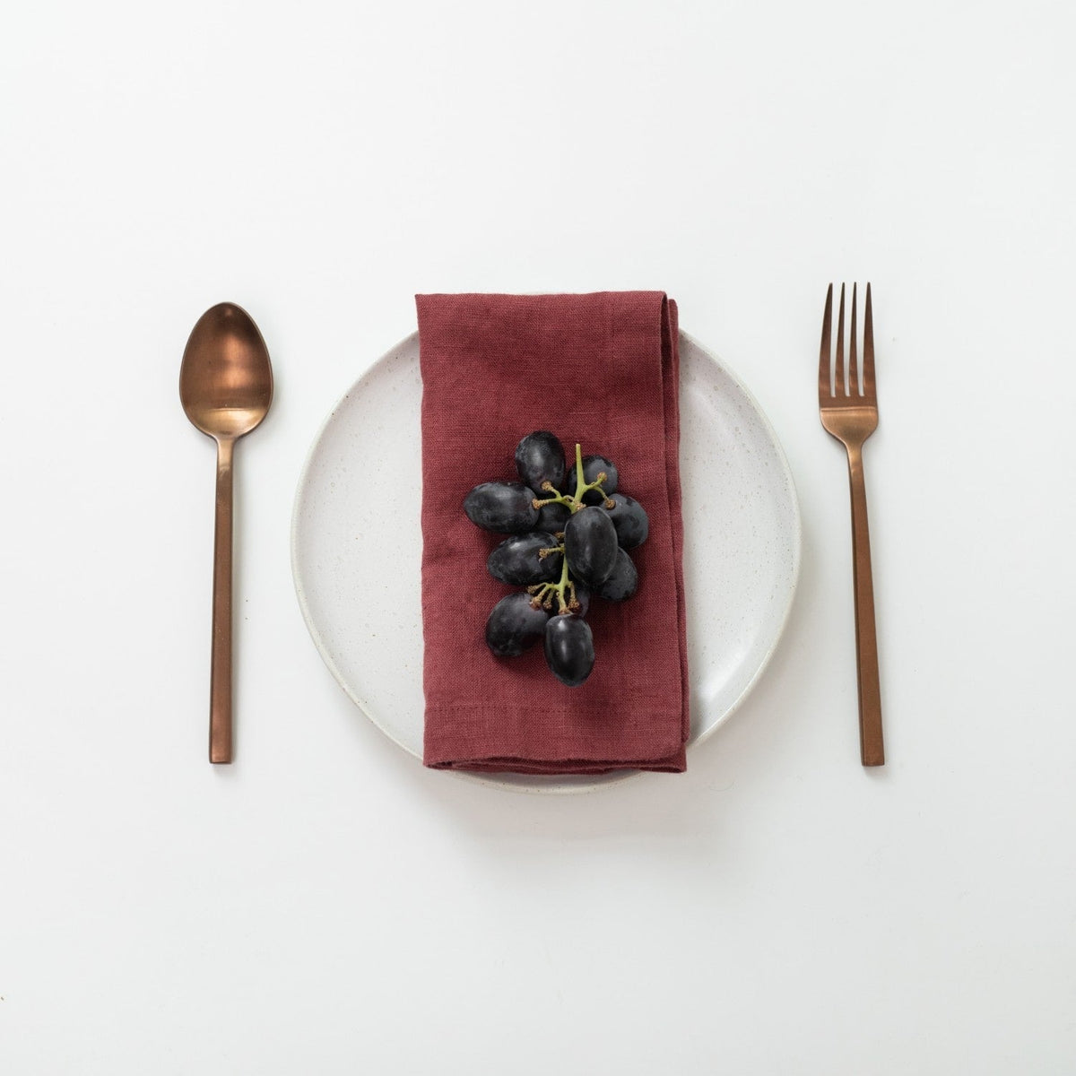 Linen Tales Linnen Servetten Marsala – set van 2