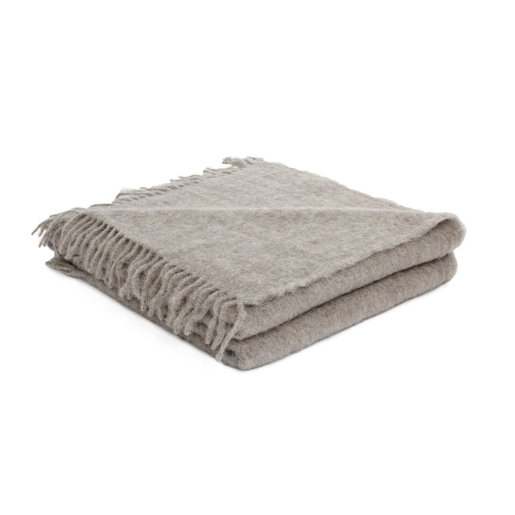 Brun de Vian-Tiran Plaid Baby Lama Lichtgrijs