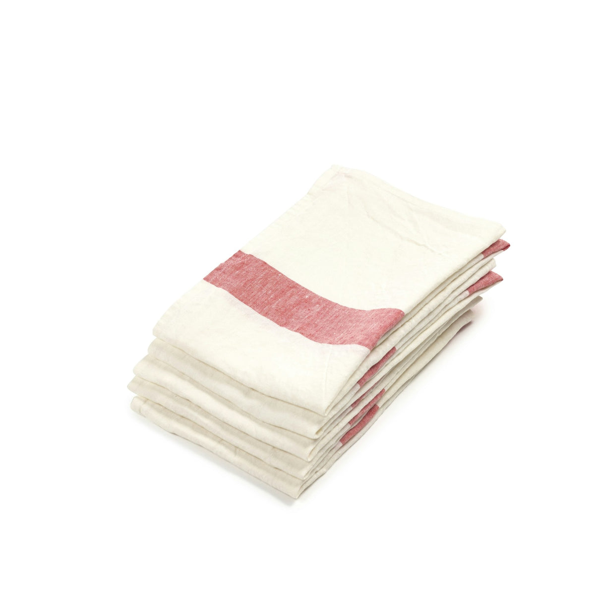 Libeco Porticcio keukenhanddoek Red