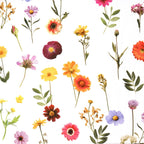 Signoria Firenze Dekbedovertrek Prato Wit met bloemen