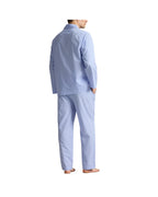 Polo Ralph Lauren Pyjama Poplin Lichtblauw Mini Gingham detail 2