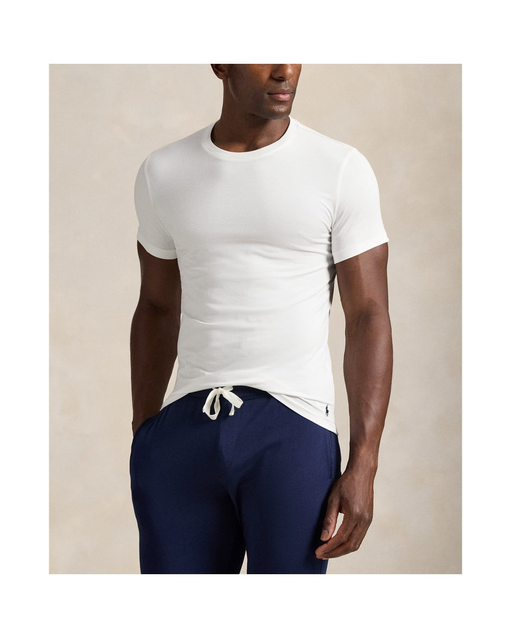 Polo Ralph Lauren Ondershirt Ronde Hals 2-pack Wit detail 1