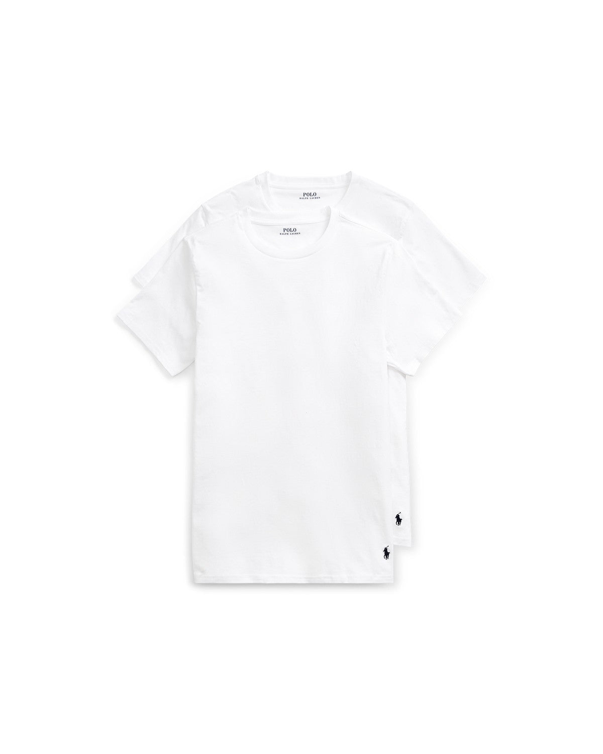 Polo Ralph Lauren Ondershirt Ronde Hals 2-pack Wit