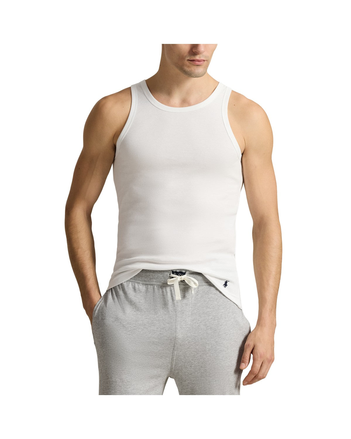 Polo Ralph Lauren Ondershirt Tankmodel 2-pack Wit detail 2