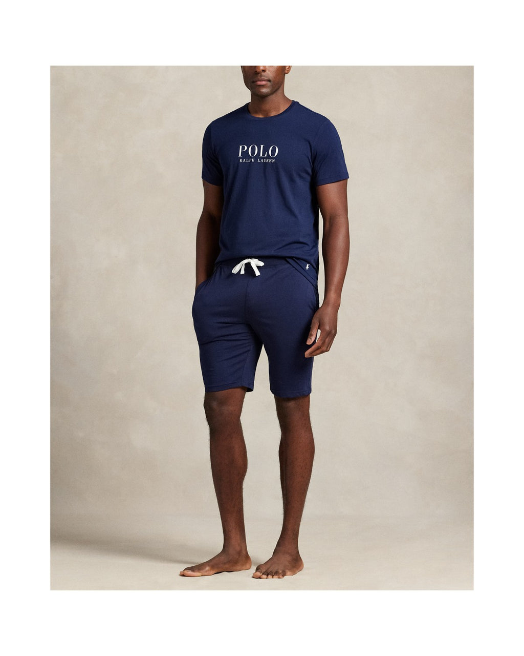 Polo Ralph Lauren Slaapshort Jersey Cruise Navy detail 1