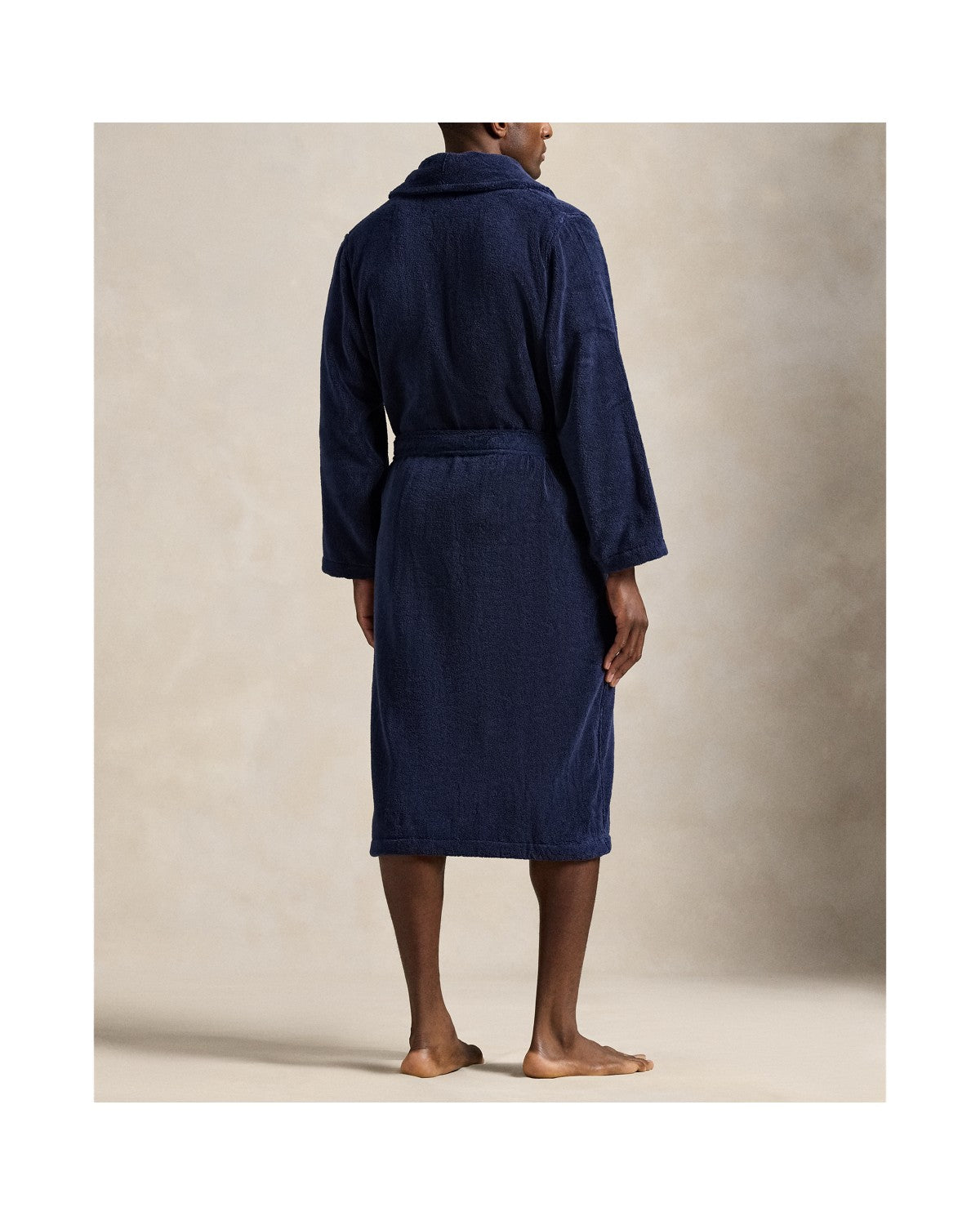 Polo Ralph Lauren Badjas Badstof Cruise Navy detail 2