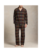 Polo Ralph Lauren Pyjama Flanel Brown Green Plaid detail 1