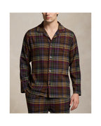 Polo Ralph Lauren Pyjama Flanel Brown Green Plaid detail 2