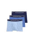Polo Ralph Lauren Boxershort 3-pack Navy/Jeans/Blauw