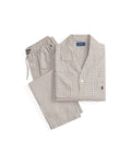 Polo Ralph Lauren Pyjama Katoen Khaki White Multi