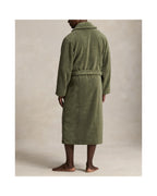 Polo Ralph Lauren Badjas Badstof Cruise Olive detail 2