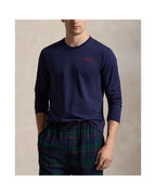 Polo Ralph Lauren Slaapset Jersey en Flanel Navy/Groen Tartan detail 3