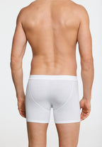 Schiesser Authentic short met gulp wit 2-pack achterkant