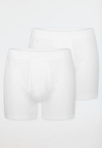 Schiesser Authentic short met gulp wit detail