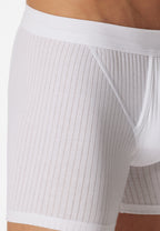 Schiesser Authentic short met gulp wit detail