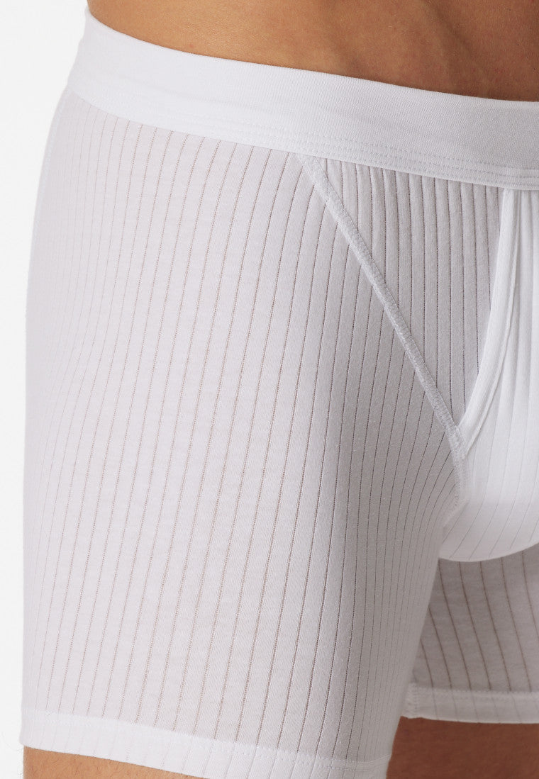 Schiesser Authentic short met gulp wit detail
