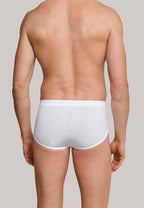 Schiesser Authentic sportslip met gulp wit 2-pack achterkant