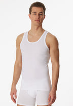 Schiesser Authentic onderhemd wit detail