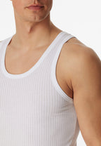 Schiesser Authentic onderhemd wit detail